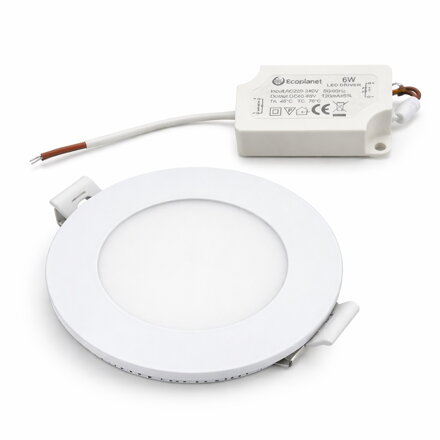 LED svítidlo Ecolite Lada 6W 118 mm zapuštěné