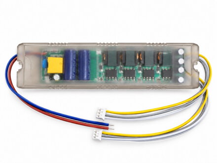 CCT LED driver 36–50 W ×4, 230 mA - transparent