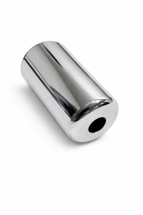 Kryt na objímku kovový tubus, chrom, pro E14