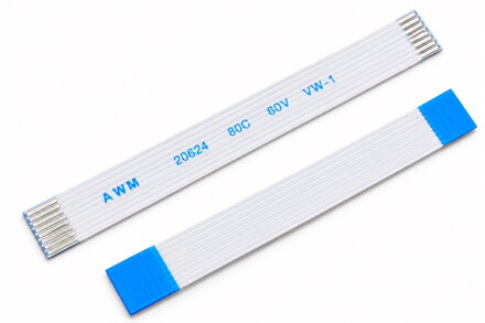 FFC / FPC kabel – 12 pin, 0,5 mm, 76 mm, typ A