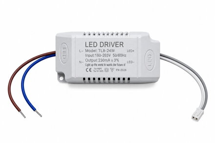 LED driver 8–24 W, 230 mA