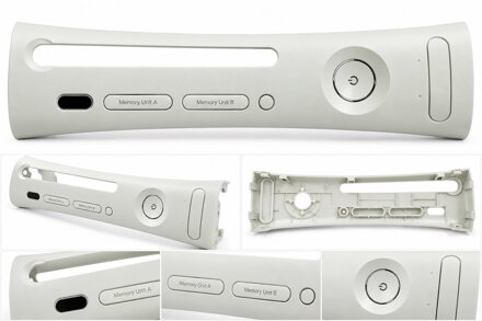Přední kryt konzole Xbox 360 – bílý