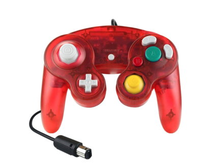 Ovladač pro Nintendo GameCube NGC, červený
