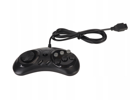 Ovladač pro SEGA Master System, Master system 2, Mega Drive,  16Bit, černý