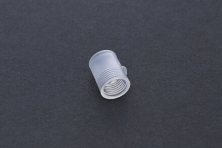 Průchodka kabelu s upevňovacím šroubkem, vnitřní závit M10×1 – transparentní