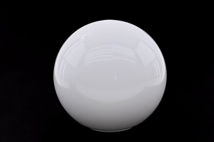 Kulaté skleněné stínidlo - Hladké ∅ 20cm z opálového skla