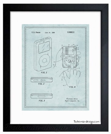 Ilustrace Apple iPod 2004 / 30x40 cm