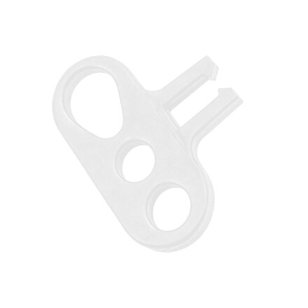 Závěs lustru tři otvory - Bílý 