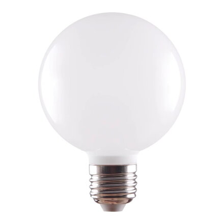LED žárovka E27 9W 220V 3000K teplá bílá 810 lm mléčná celoskleněná baňka