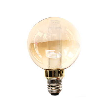  Dekorativní LED vintage žárovka Edison Round