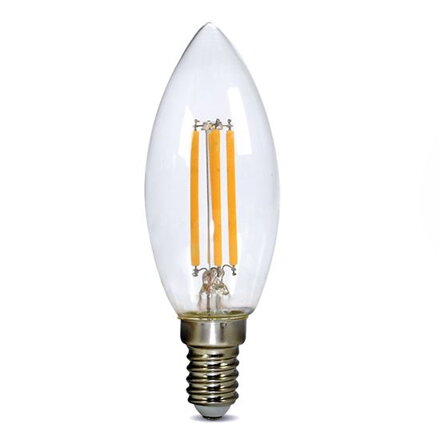 Solight LED žárovka svíčka E14, 4W