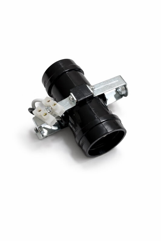 Dvojitá objímka E27 s montážním držákem