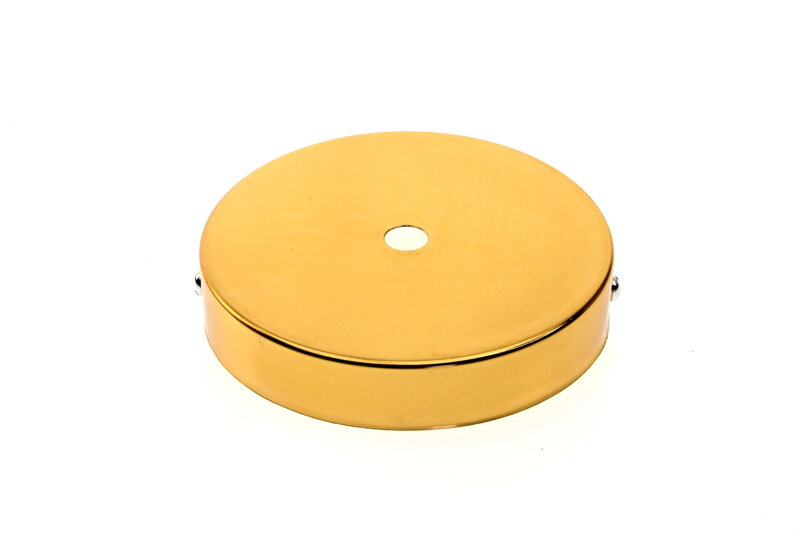 Baldachýn kov plochý k lustrům 95 mm, Gold Baldachýn kov plochý k lustrům 95 mm, Gold