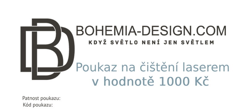Poukaz na laserové čistění – 1000 Kč