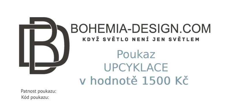 Poukaz upcykalce – 1500 Kč
