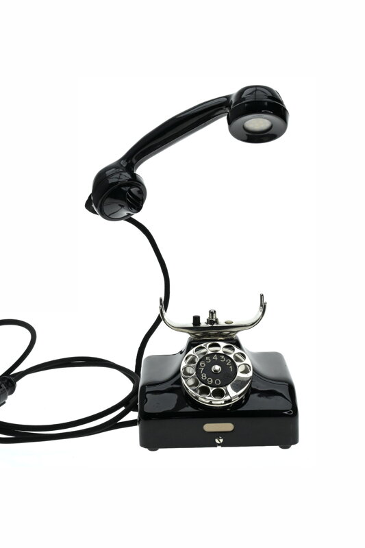 Historický telefon - lampička