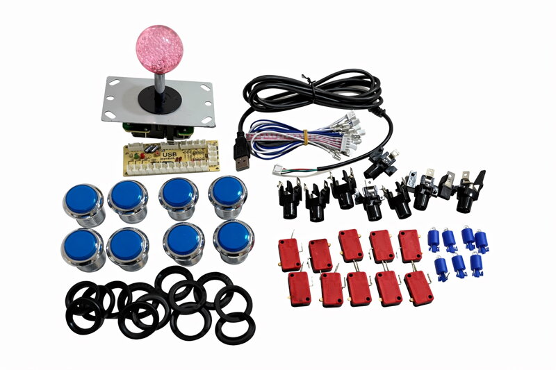 USB arkádový joystick kit s tlačítky pro domácí arkádové automaty