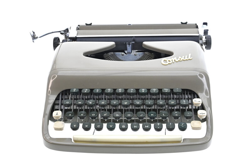 Psací stroj Consul béžový