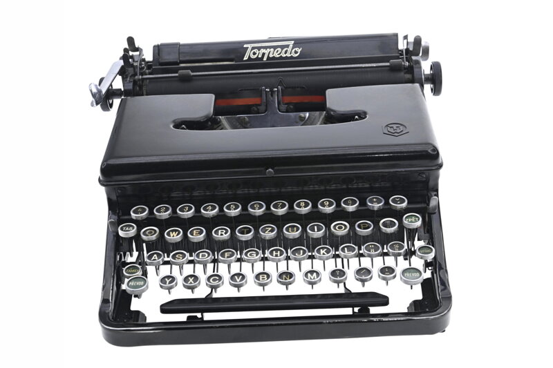 Psací stroj TORPEDO model 6 s kufříkem