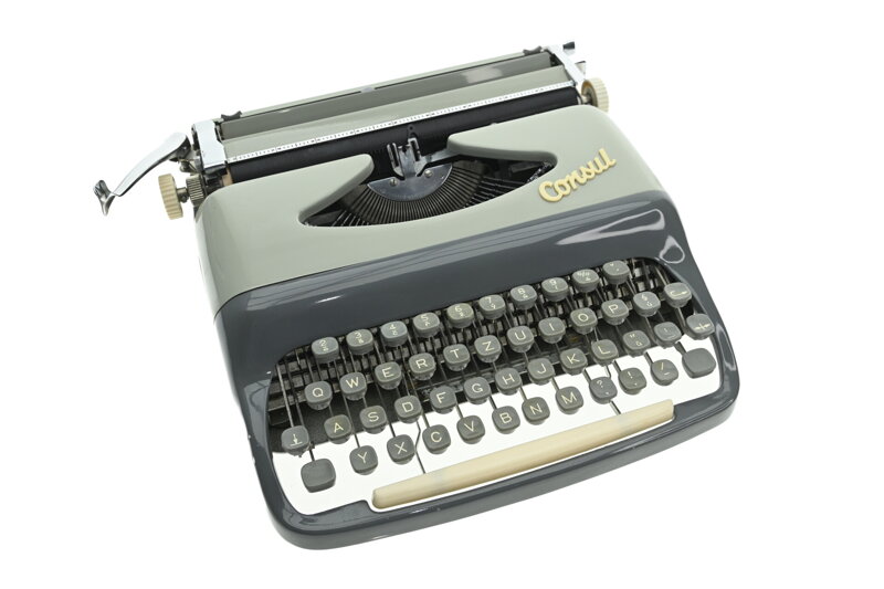 Psací stroj Consul 1531 šedo šedý REPASOVANÝ