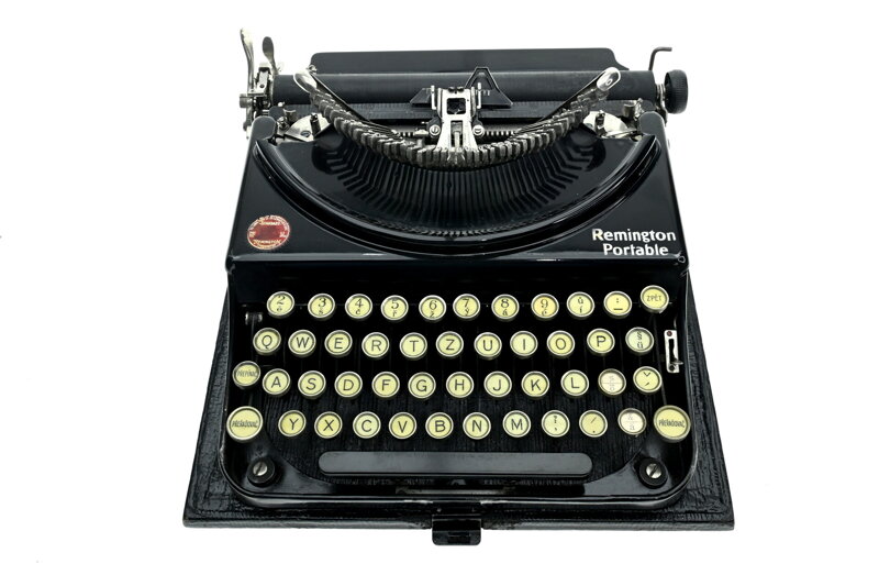 Psací stroj Remington Portable REPASOVANÝ s kufříkem