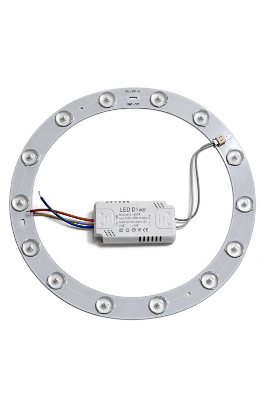 LED kruhový světelný modul 24W – teplá bílá
