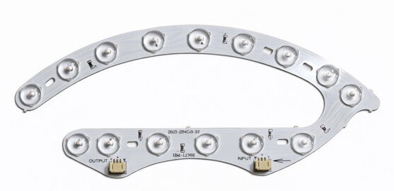 LED modul 24W (12W+12W) – tříbarevné přepínání, 246×102mm