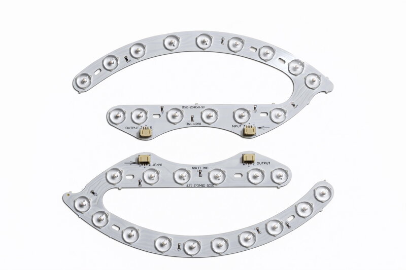 LED modul 24W (12W+12W) – tříbarevné přepínání, 246×102mm