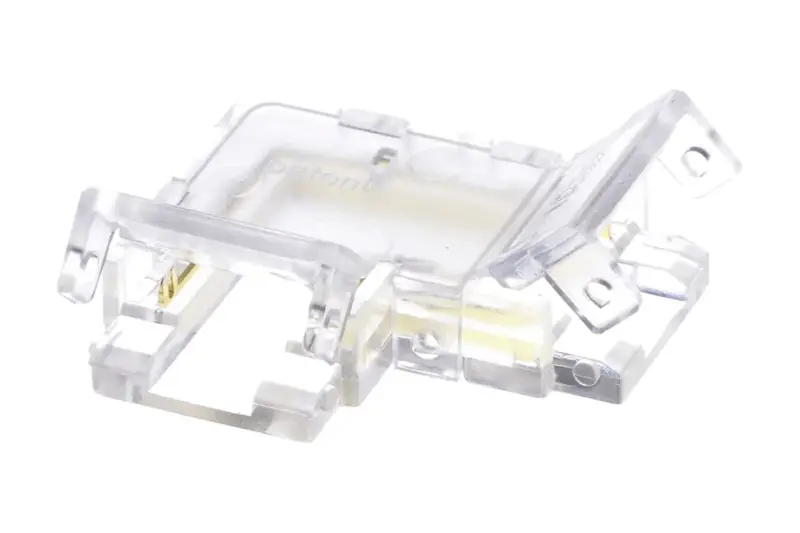 Nacvakávací L konektor pro COB LED pásek 8 mm Nacvakávací L konektor pro COB LED pásek 8 mm