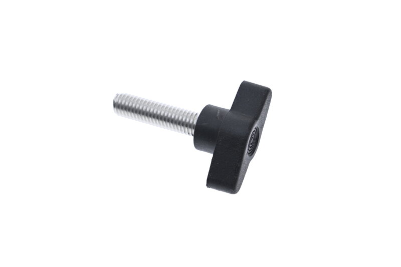 Křídlový šroub (motýlek) M6 × 30 – nerez / plast