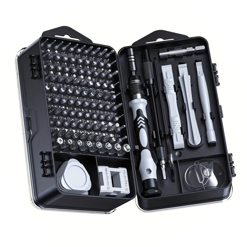 Servisní sada pro opravy elektroniky 115 v 1 s 98 bity