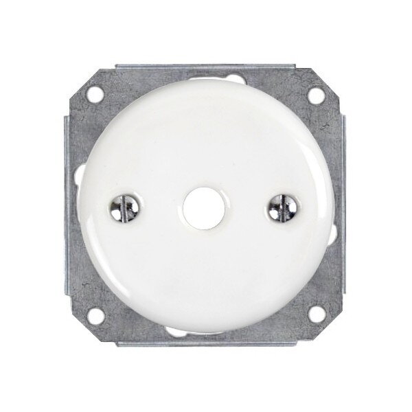 Keramická průchodka na kabel - Bílá