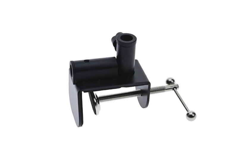 Kovová svorka pro stolní lampu – černá