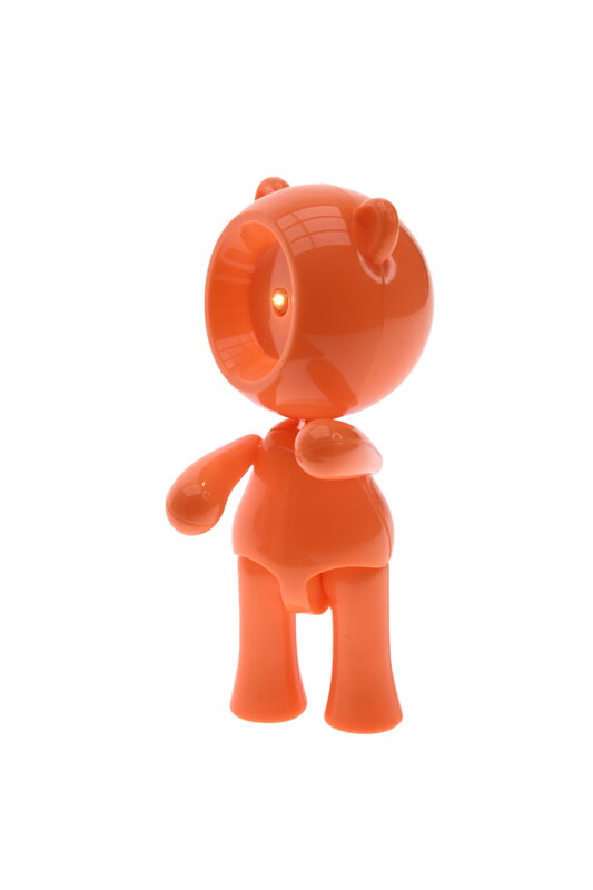 Mini LED noční lampička – medvídek, oranžový