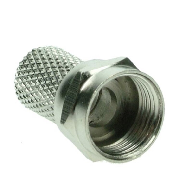 F konektor 6,5 mm šroubovací – pro koaxiální kabel (10 ks)