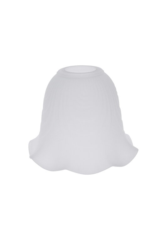Opálové skleněné stínítko zvonek 16 cm – otvor 40 mm