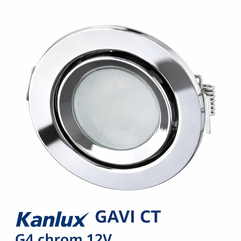 Nábytkové svítidlo Kanlux GAVI CT G4 chrom 12V