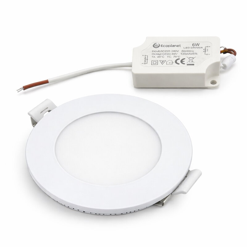 LED svítidlo Ecolite Lada 6W 118 mm zapuštěné