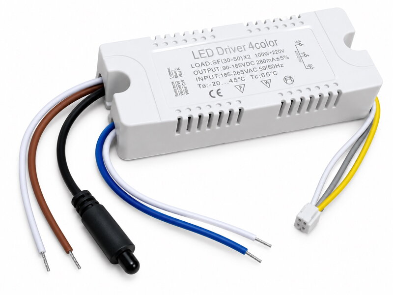 Inteligentní LED driver 100 W, 280 mA, 2 kanály, IR