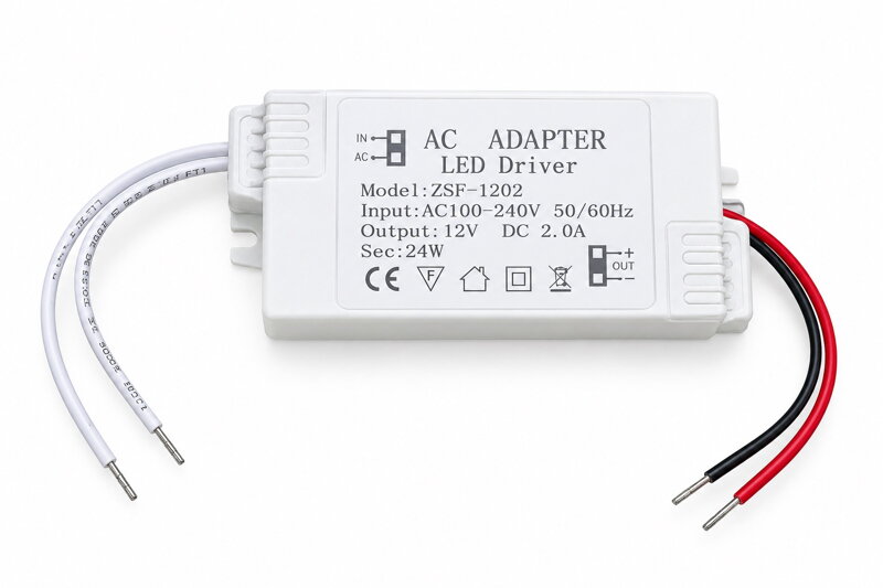 LED zdroj 12 V / 24 W / 2 A – volné vodiče