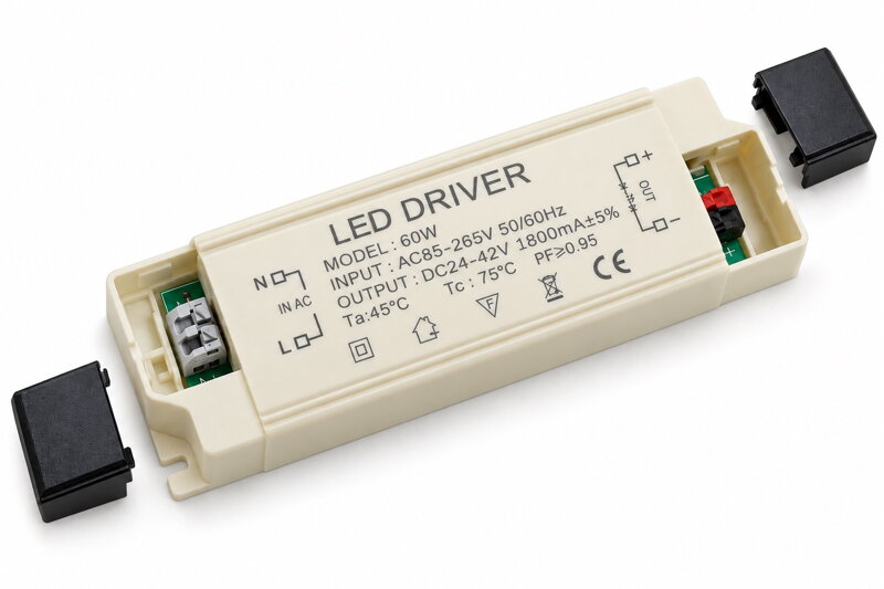 LED driver 60 W / 1,8 A / DC 24–42 V – bezšroubové rychlosvorky