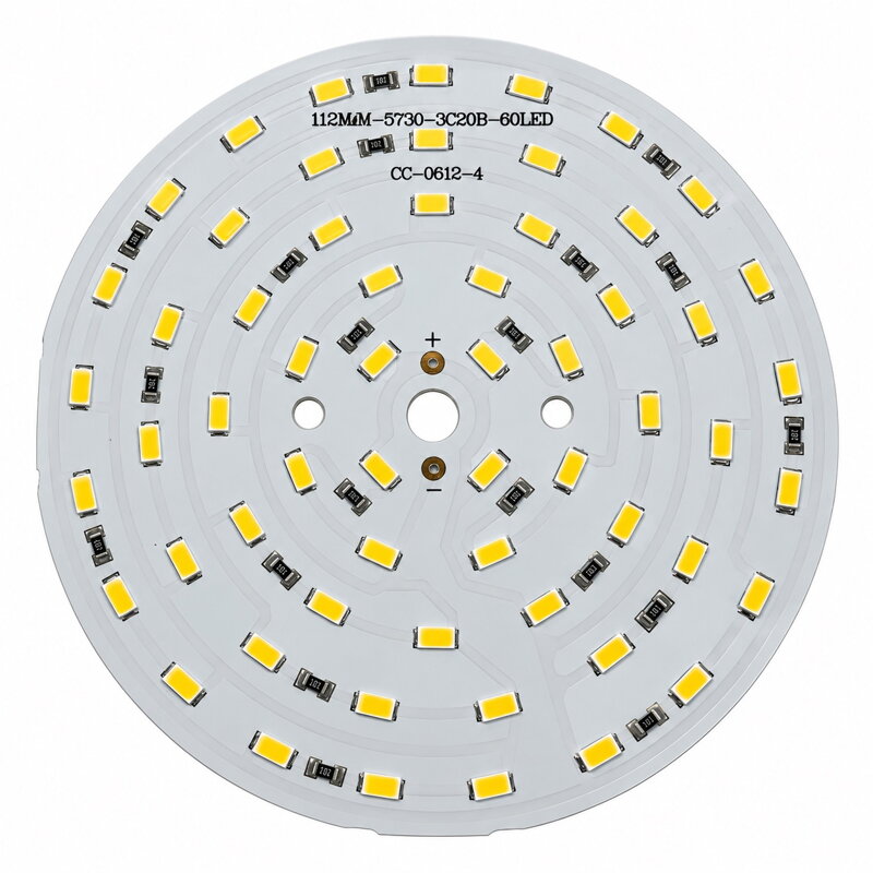 Kruhový LED modul 30 W, 12 V, 60 LED 5730, 3000 K, Ø 112 mm