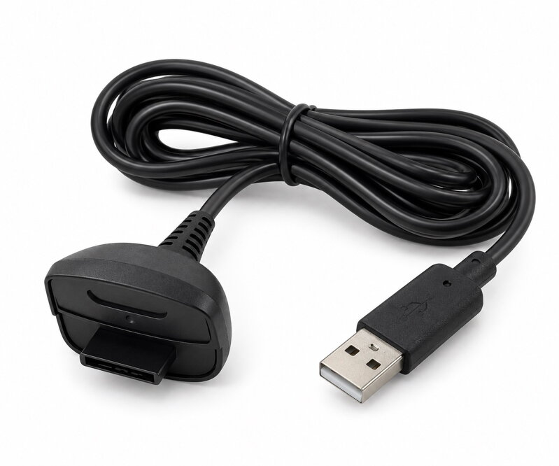 Nabíjecí kabel pro bezdrátový ovladač Xbox 360 – USB, 1,5 m