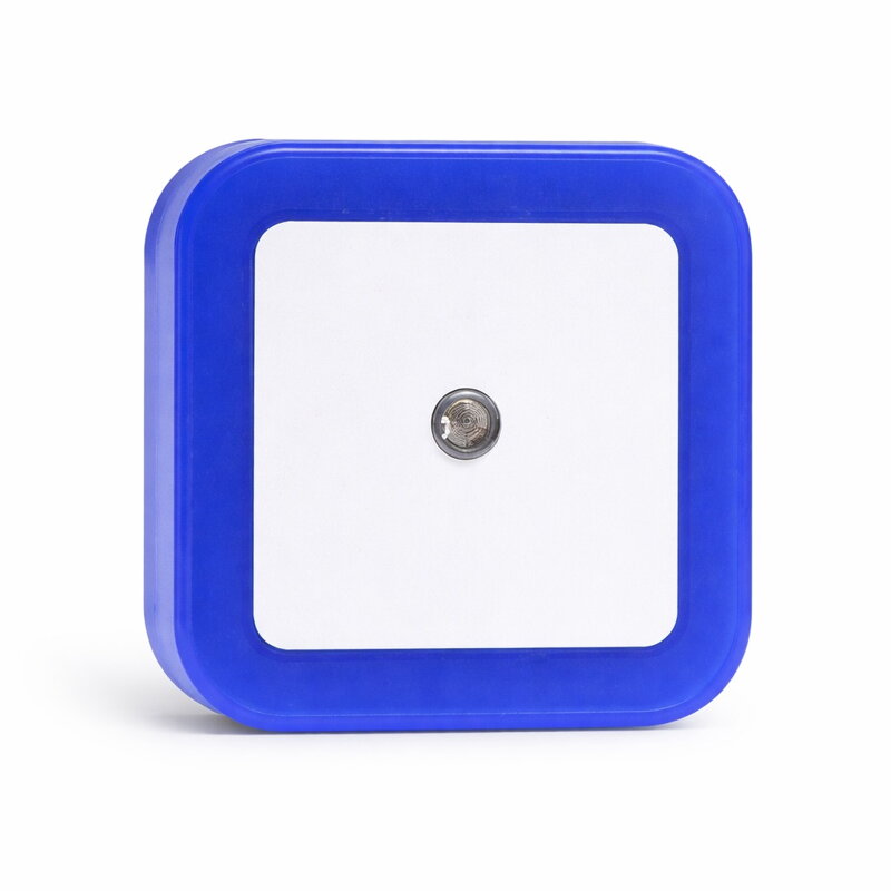 LED noční orientační světlo do zásuvky se soumrakovým senzorem - čtverec