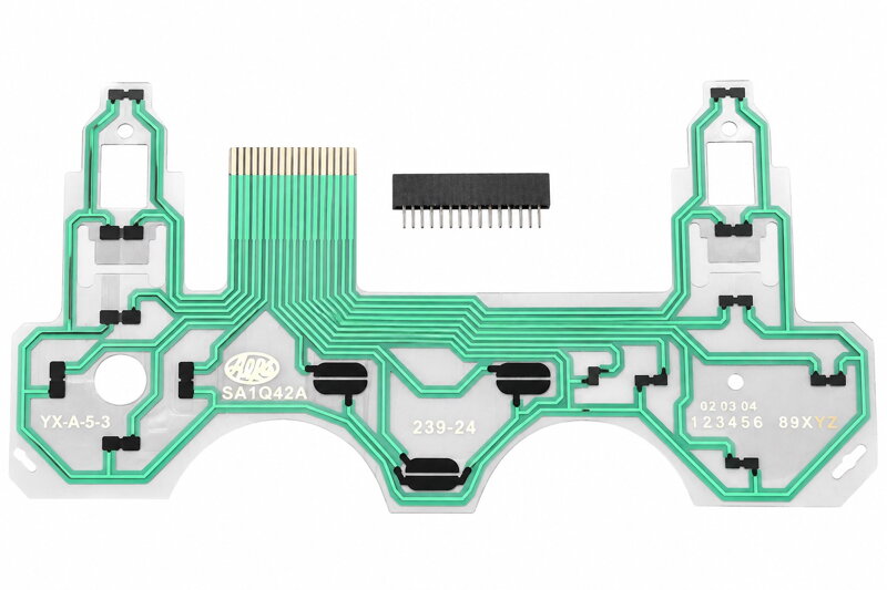 Vodivá kontaktní fólie SA1Q42A pro ovladač PS2 – 18pin + konektor