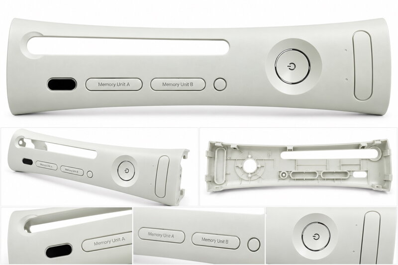 Přední kryt konzole Xbox 360 – bílý