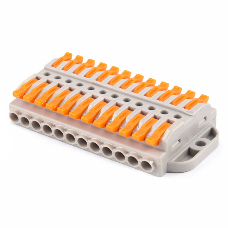 Páčková svorka 12pólová 32A / 400 V