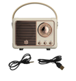 Mini Bluetooth reproduktor (Retro rádio) - zelené