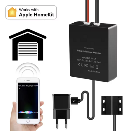 WiFi ovladač garážových vrat HomeKit