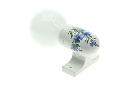 Porcelánová nástěnná lampička E27 – Ručně malovaná